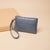 Women's Solid Color Pu Leather Zipper Wallets