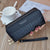 Women's Solid Color Pu Leather Zipper Wallets