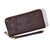 Women's Solid Color Pu Leather Zipper Wallets