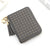 Women's Solid Color Pu Leather Zipper Wallets