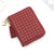 Women's Solid Color Pu Leather Zipper Wallets