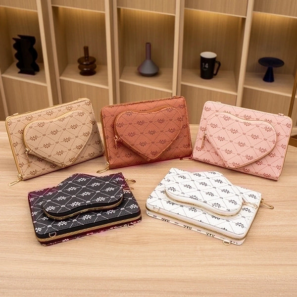 Women's Solid Color Pu Leather Zipper Wallets