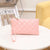 Women's Solid Color Pu Leather Zipper Wallets