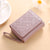 Women's Solid Color Pu Leather Zipper Wallets