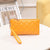 Women's Solid Color Pu Leather Zipper Wallets