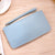 Women's Solid Color Pu Leather Zipper Wallets