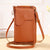 Women's Solid Color Pu Leather Zipper Wallets