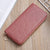 Women's Solid Color Pu Leather Zipper Wallets