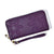 Women's Solid Color Pu Leather Zipper Wallets