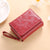 Women's Solid Color Pu Leather Zipper Wallets