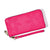 Women's Solid Color Pu Leather Zipper Wallets