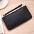 Women's Solid Color Pu Leather Zipper Wallets