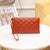 Women's Solid Color Pu Leather Zipper Wallets