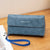 Women's Solid Color Pu Leather Zipper Wallets