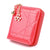 Women's Solid Color Pu Leather Zipper Wallets