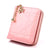 Women's Solid Color Pu Leather Zipper Wallets