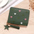 Women's Solid Color Pu Leather Zipper Wallets