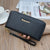 Women's Solid Color Pu Leather Zipper Wallets