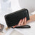 Women's Solid Color Pu Leather Zipper Wallets