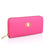 Women's Solid Color Pu Leather Zipper Wallets