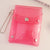 Women's Solid Color Pvc Buckle Card Holders