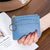 Women's Solid Color Pvc Zipper Card Holders