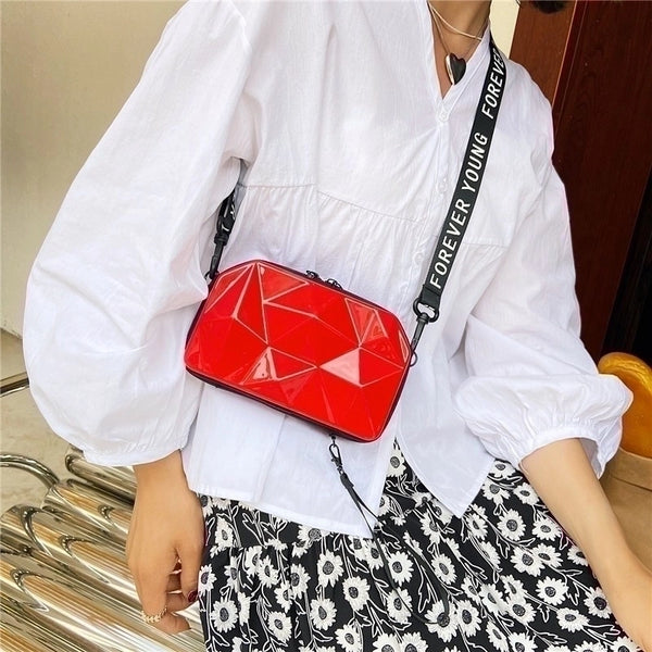 Women's Solid Color Pvc Zipper Coin Purses