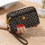 Women's Solid Color Silk Magnetic Buckle Coin Purses