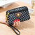 Women's Solid Color Silk Magnetic Buckle Coin Purses