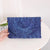 Women's Solid Color Straw Magnetic Buckle Wallets