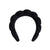 Women's Sponge Hair Band Korean Style Gold Velvet  Headdress High Head Wear Cloud Headband