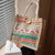 Women's Spring&summer Linen Basic Vacation Handbag Square Bag