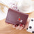 Women's Spring&summer Pu Leather Cartoon Cute Square Zipper Buckle Small Wallet