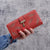 Women's Spring&summer Pu Leather Geometric Fashion Square Zipper Buckle Long Wallet