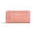 Women's Spring&summer Pu Leather Solid Color Fashion Square Zipper Long Wallet