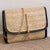 Women's Straw Solid Color Vacation Square Flip Cover Square Bag