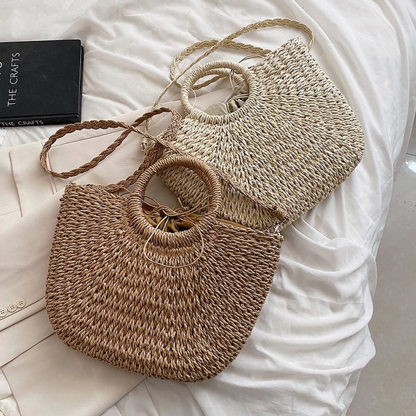 Women's Straw Streetwear Straw Bag