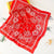 Women's Streetwear Cashew Nuts Satin Printing Silk Scarf