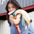 Women's Streetwear Color Block Imitation Cashmere Scarf