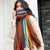 Women's Streetwear Color Block Imitation Cashmere Scarf