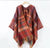 Women's Streetwear Color Block Imitation Cashmere Tassel Shawl