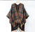 Women's Streetwear Color Block Imitation Cashmere Tassel Shawl