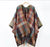 Women's Streetwear Color Block Imitation Cashmere Tassel Shawl