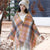 Women's Streetwear Color Block Imitation Cashmere Tassel Shawl