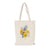 Women's Streetwear Flower Canvas Shopping Bags