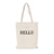 Women's Streetwear Flower Canvas Shopping Bags