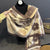 Women's Streetwear Flower Imitation Cashmere Tassel Scarf