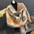 Women's Streetwear Flower Imitation Cashmere Tassel Scarf