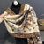 Women's Streetwear Flower Imitation Cashmere Tassel Scarf