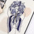 Women's Streetwear Ginkgo Leaf Satin Printing Silk Scarf